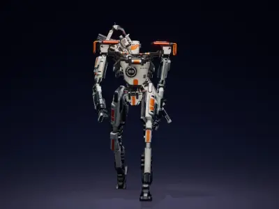 Etasphera03 humanoid robot Low-poly 3D model
