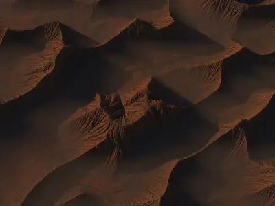 Surface of planet 1  3D model