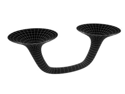 Wormhole v4 002 Low-poly 3D model