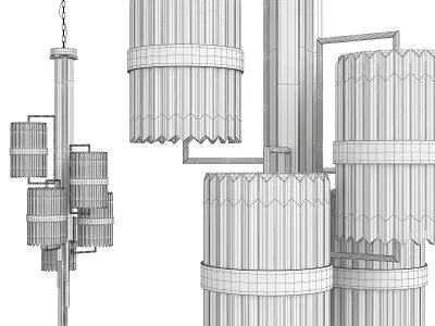 Luxxu Liberty Chandelier Low-poly 3D model