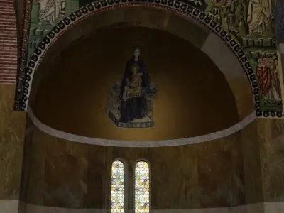 Basilica with Apse 3D model