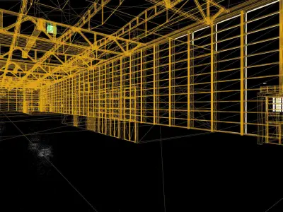 Warehouse 002 UE4 3D model