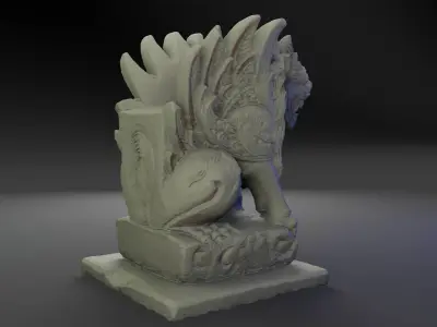 Bali Statue 3D print model