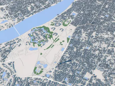 Kolkata City India 3D model