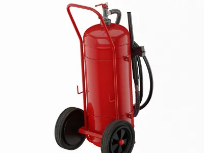Foam Spray Fire Extinguisher  3D model