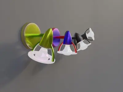 Awesome Wall Lamps Ceiling Lamps Lamp Pack Free low-poly 3D model