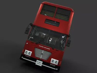BRTC Double Decker 3D model