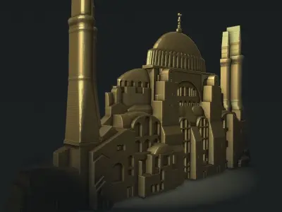 Hagia Sophia 3D print model