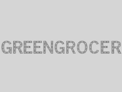 Green Gracor Sign With Bulb 3D model