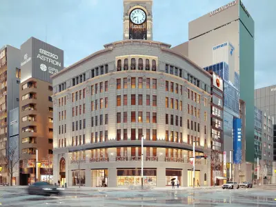 Wako building - Ginza street 3D model