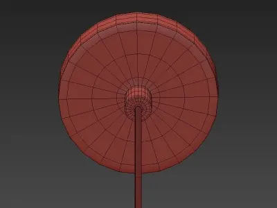 FIREFLY 9 BULB BRASS PENDANT LIGHT 3D model