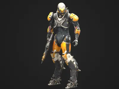 Ranger Javelin - Anthem Low-poly 3D model