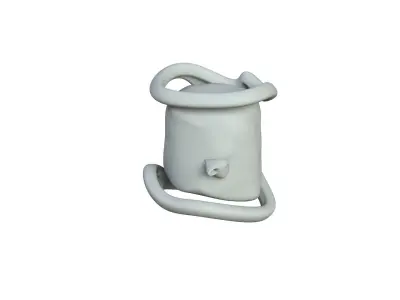 SciFi Shape Object Low Poly Low-poly 3D model 16