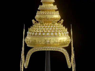 Thai theatrical crown  3D model