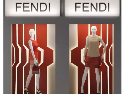 Fendi shop 3D model
