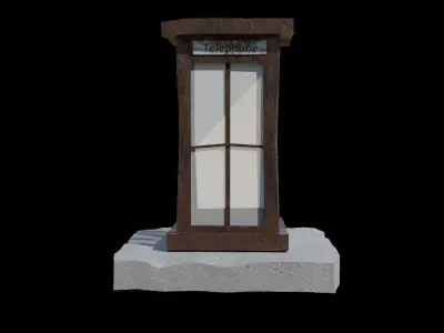  telephone booth Free 3D model