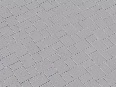 Interlocking Concrete Pavers PBR Texture Texture