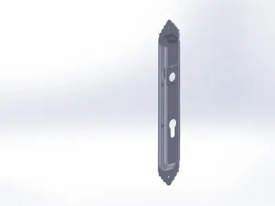 Door Handle - Mortise 3D model