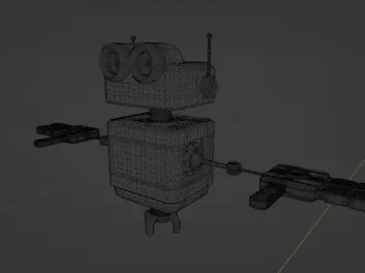 Gear Box GB Series Robot Low-poly 3D model