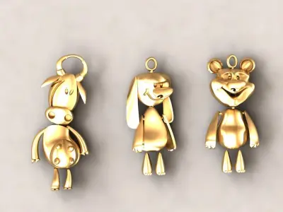 Kids Pendant 3D print model