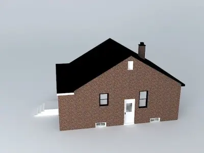 Tract House Free 3D model