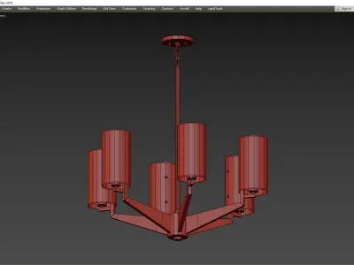 BLAKESLEE CHANDELIER Low-poly 3D model purchase