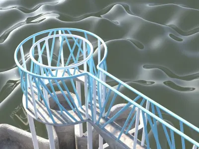 Reservoir of Kechut 3D model