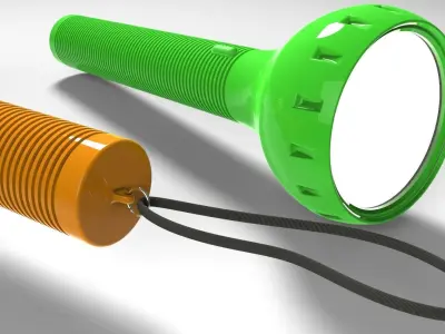 Exquisite Torch Light Free 3D model