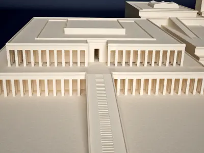 Egyptian Queen Hatshepsut Temple 3D print model