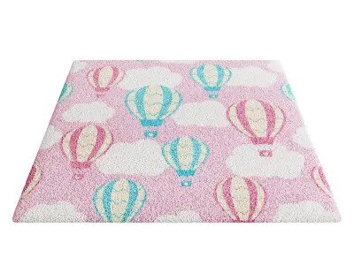 Kids Carpet Set 46 3D model