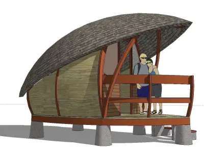 Creative Design-Holiday Cabin-08 3D model