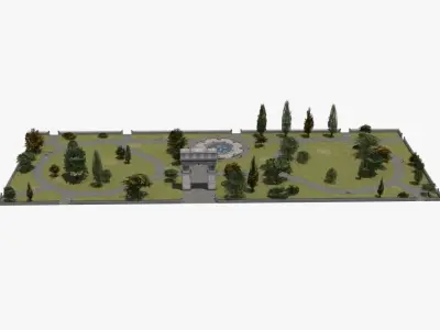 City Park 3D model purchase