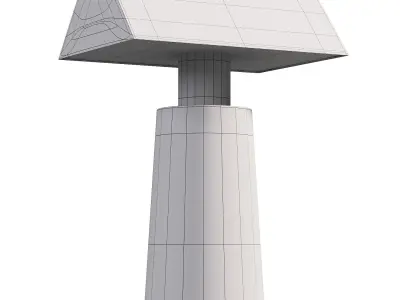 CARET MF1 Table lamp Low-poly 3D model
