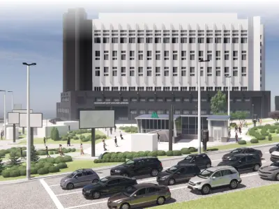 Dovzhenko Centre in Kyiv 3D model