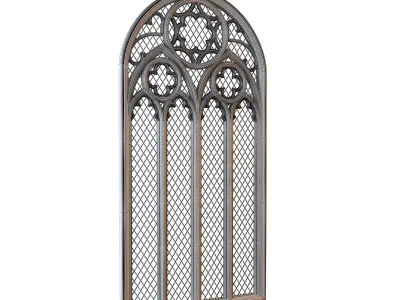 Gothic Window 3D model