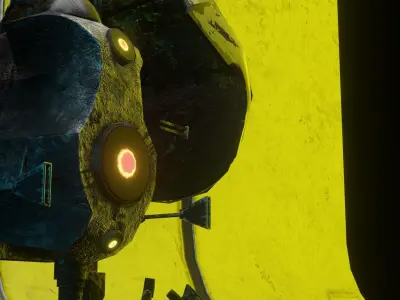 StarWars Pistoeka Sabotage Droid  Buzz Droid Low-poly 3D model