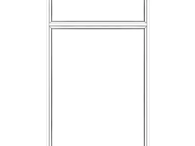 Metal Window 01 3D model