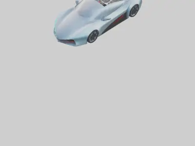 Futuristic Roadster model 3D model
