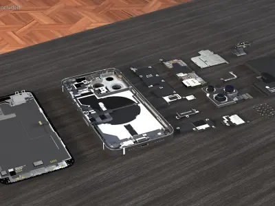  iPhone 14 Pro Fully Disassembled 