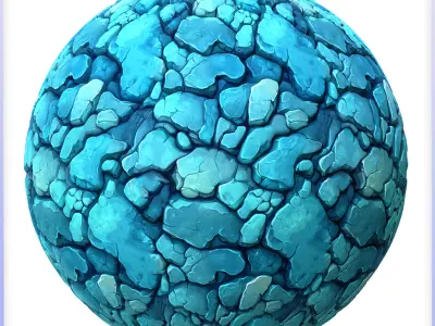 Stylized Stone Floor Seamless Texture Texture 21