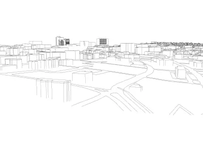 Downtown Portland Maine 3D model