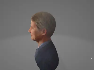 Character No 13  Not Rigged 3D model Low-poly 3D model