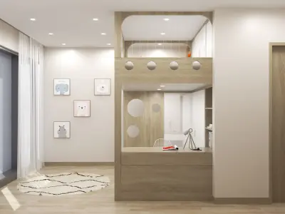 Room of son Free 3D model