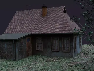 House east styled 3D model