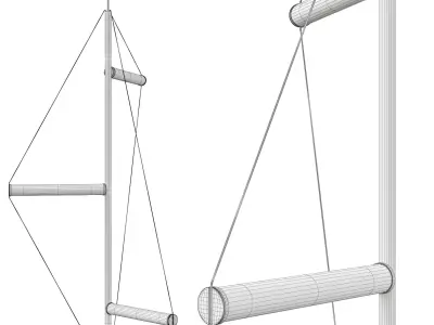 ED045 POLYGON CHANDELIER Low-poly 3D model