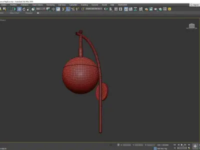 Amelia Sconce Low-poly 3D model