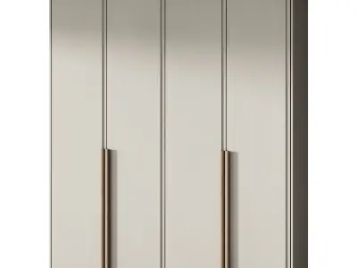 447 cabinet furniture 14 modular wardrobe 2 options 5 colors 3D model