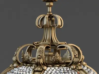 Palace Hotel chandelier 3D model