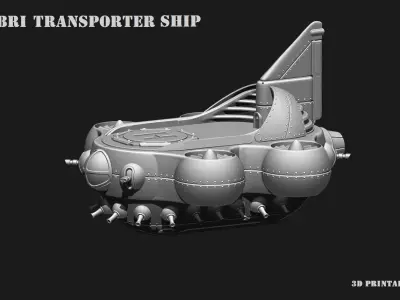 Space Ship COLBRI HD Scifi Kit 3D print model