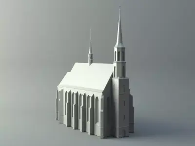 Church of Saint Catherine Free 3D print model